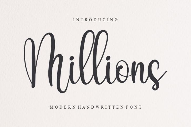 Millions Font Download