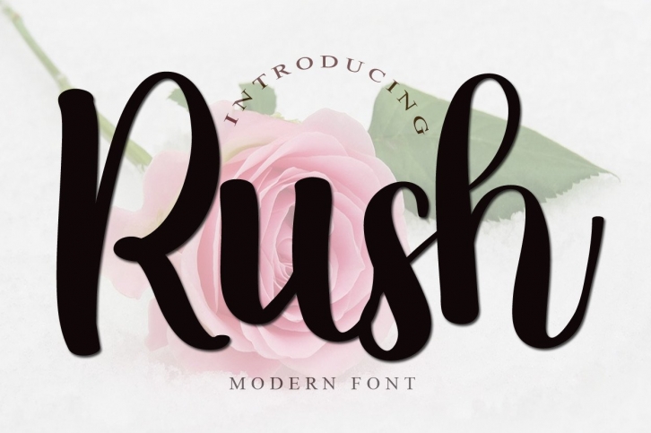 Rush Font Download