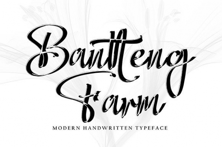 Bantteng Farm Font Download