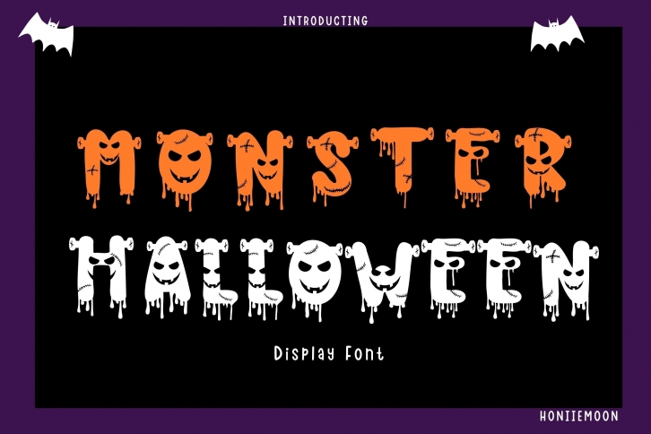 Monster Halloween Font Download