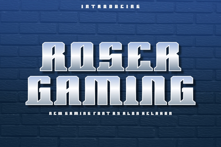 Roser Gaming Font Download