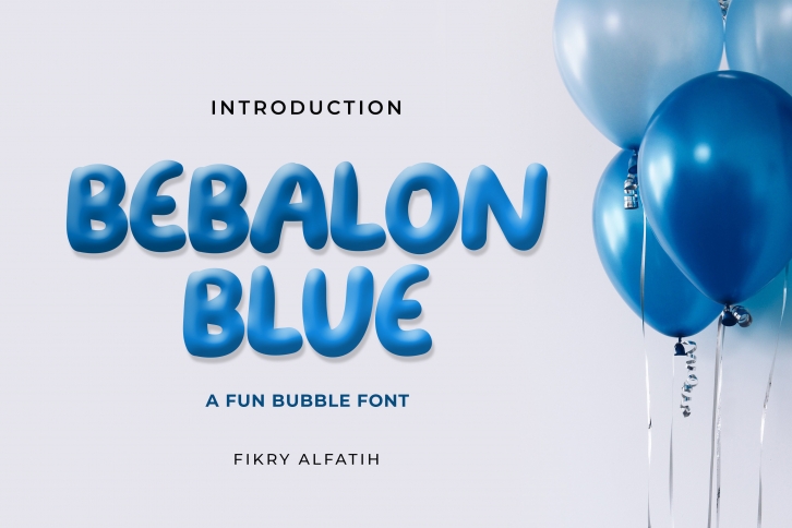 Bebalon Blue Font Download