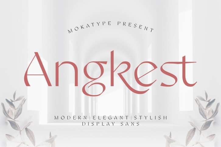 Angkest - Elegant Display Sans Font Download