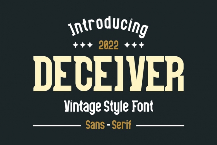 DECEIVER Font Font Download