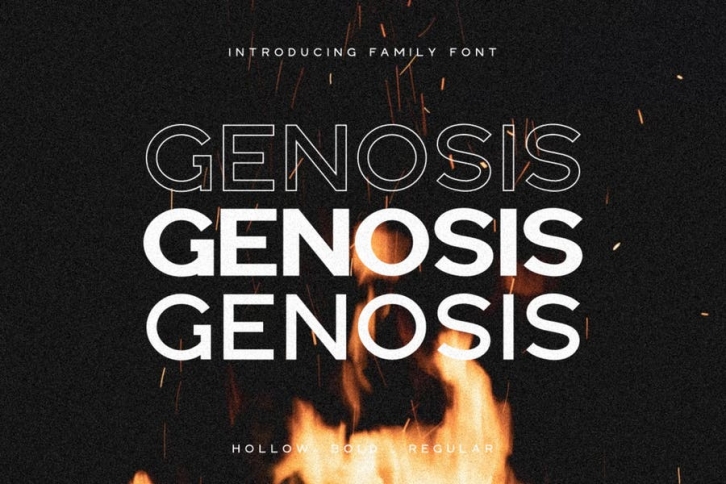 Genosis Family Font Font Download