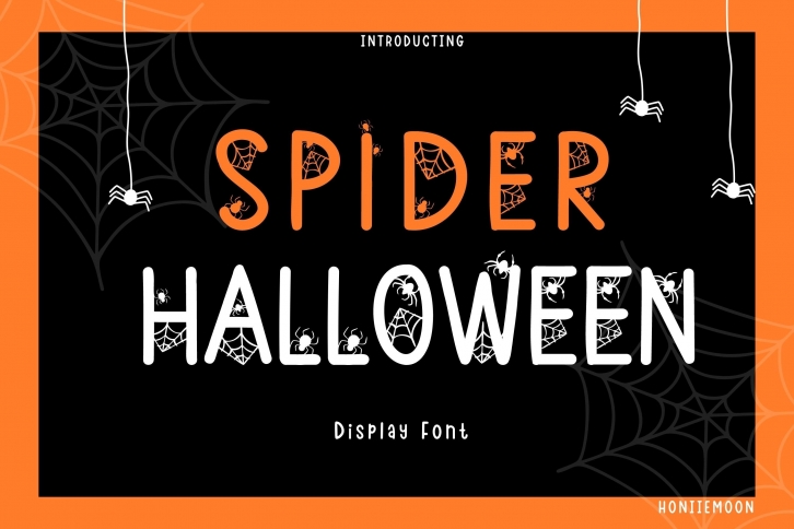 Spider Halloween Font Download