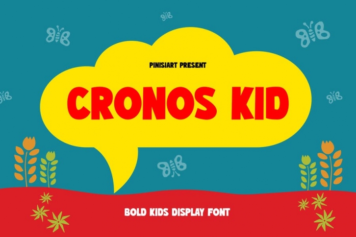 CRONOS KID - Bold Kids Display Font Font Download