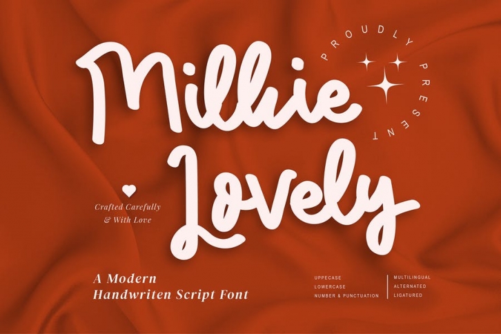 Milkie Lovely - Modern Script fonts Font Download
