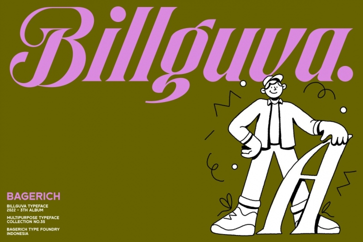 Billguva Typeface Font Download
