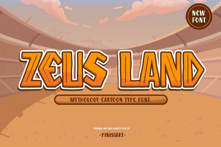 Zeus Land Font Download