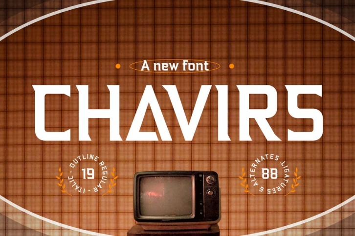 Chavirs - Modern Font Font Download