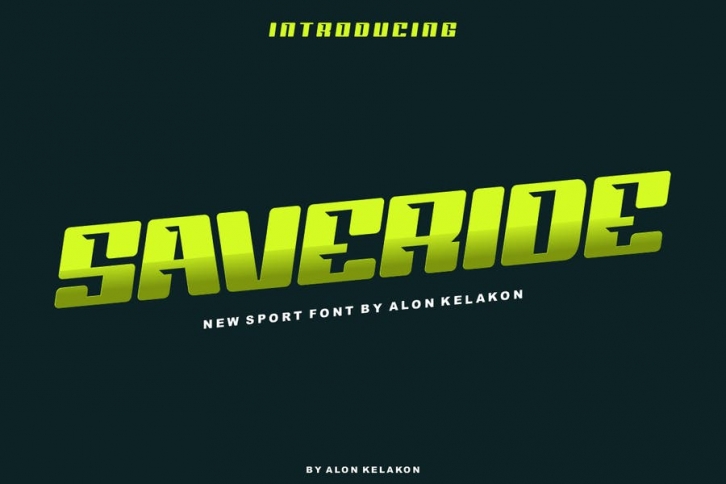 Saveride Font Download