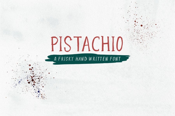 Pistachio Handwritten Font Font Download
