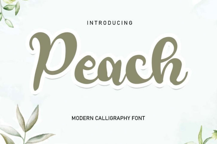 Peach Font Download