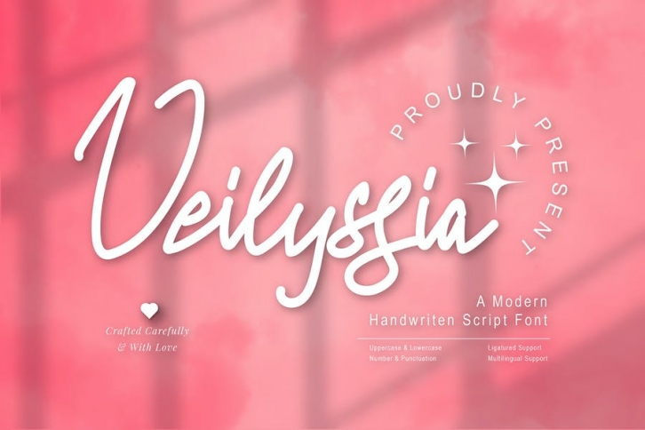 Veilyssia - Modern Script fonts Font Download