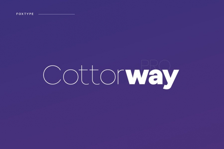 Cottorway Pro Dispaly Typeface Font Download