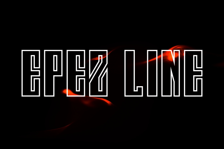 Epez Line Font Download