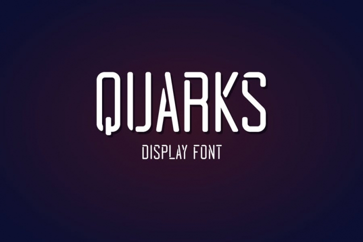 Quarks - Display font Font Download
