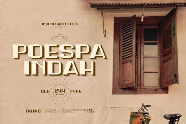 Poespa Indah - Old Type Font Download