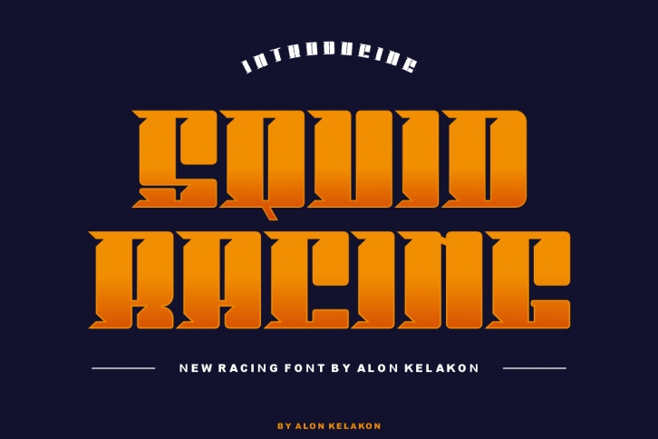 Squid Racing Font Download