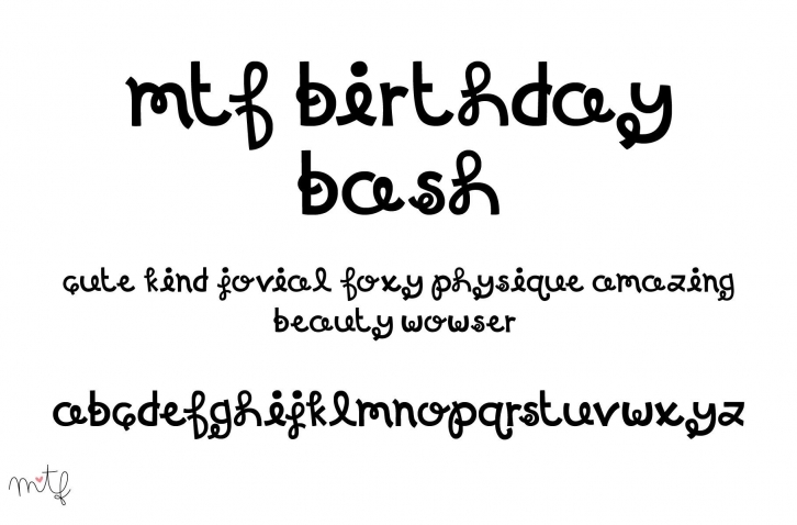 Birthday Bash Duo Font Download