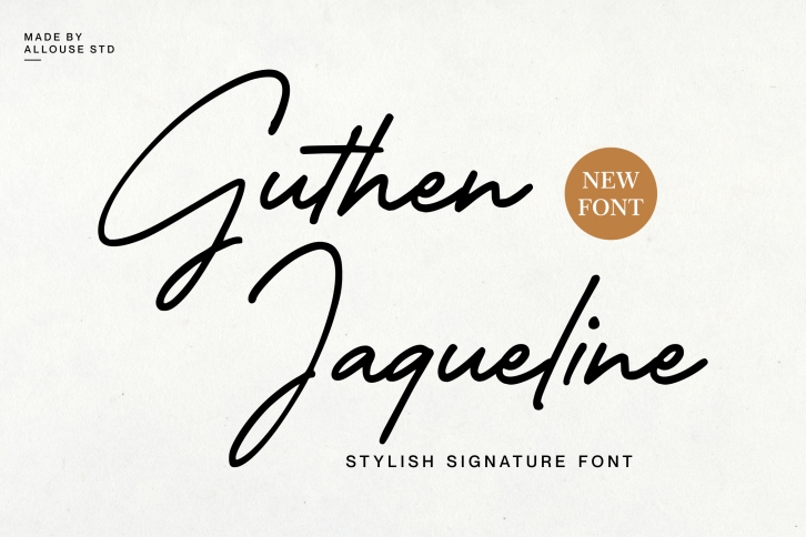 Guthen Jaqueline Font Download