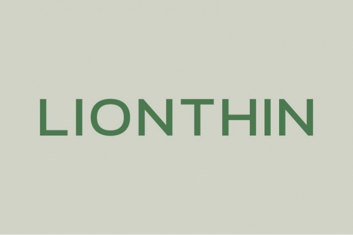 Lionthin Font Download