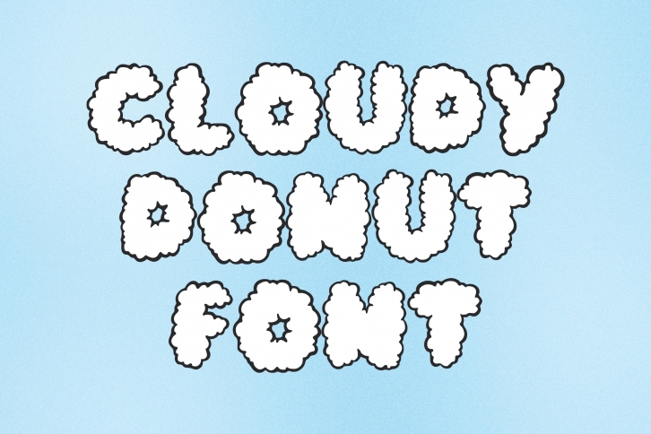 Cloudy Donut Font Download