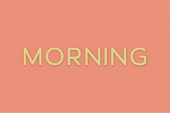 Morning Font Download
