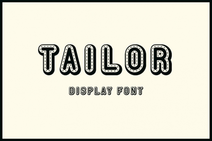Tailor - Display font Font Download