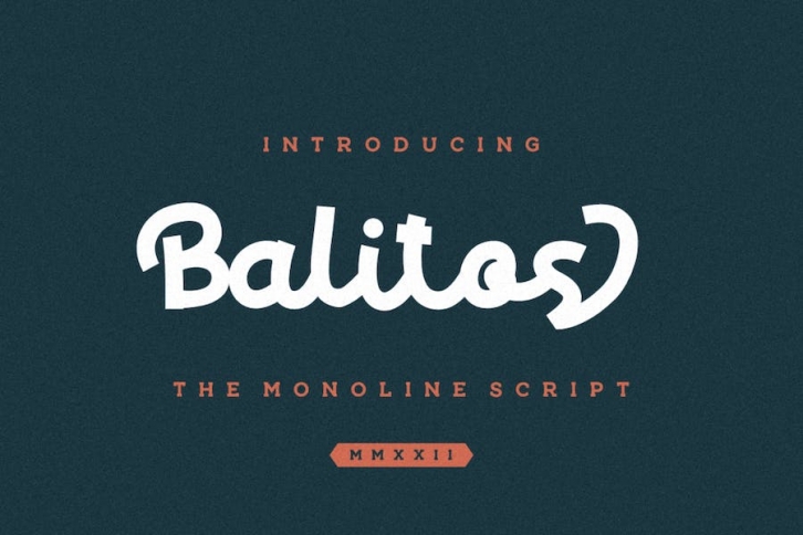 Balitos Monoline Bold Font Download