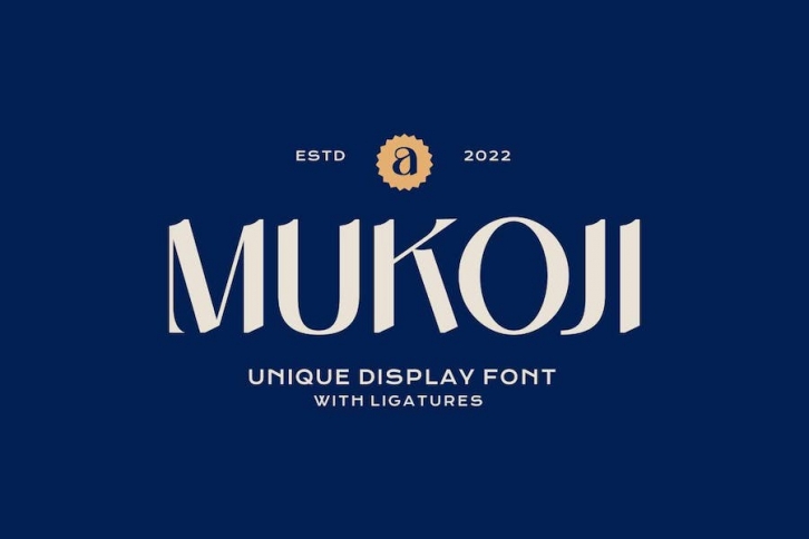 Mukoji Classy Modern Fonts Font Download