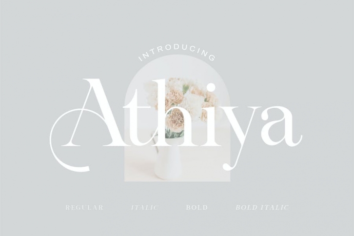 Athiya Serif Display Font Family - RDN Font Download