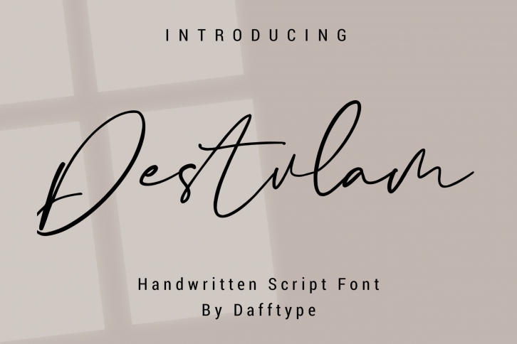 Destvlam Font Download