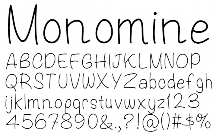 Monomine Font Download