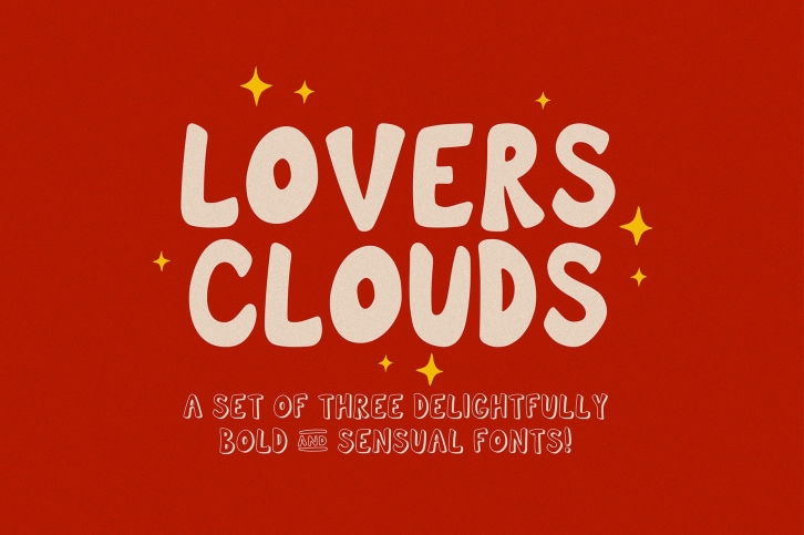 Lovers Clouds Font Download