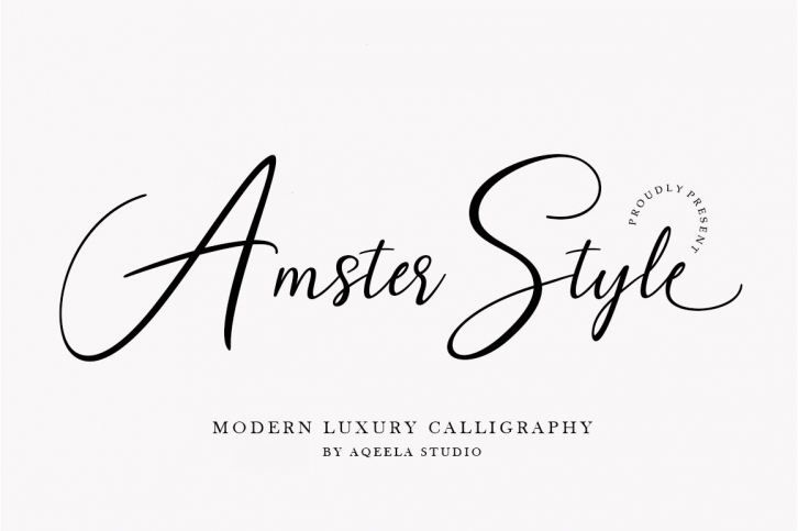 Amster Style Font Download