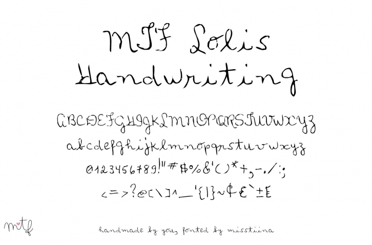 Loli's Handwriting Font Download