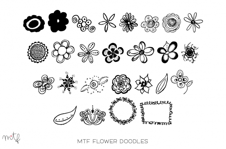 Flower Doodles Font Download