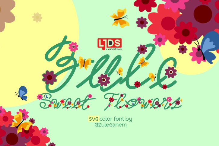 Zule Sweet Flowers Font Download