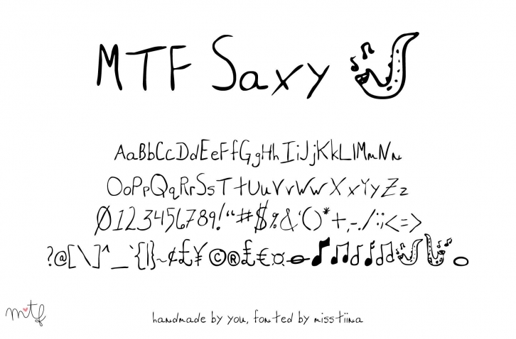 Saxy Font Download