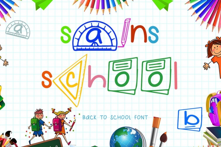 Sains School Font Download