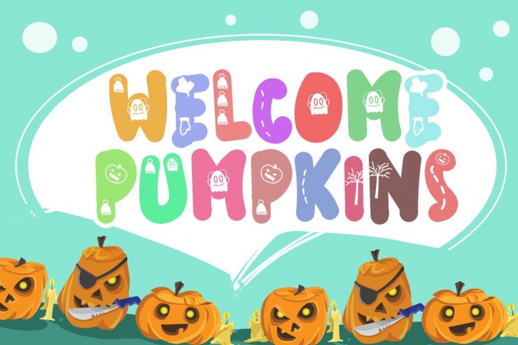 Welcome Pumpkins Font Download