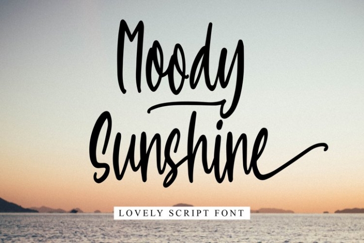 Moody Sunshine Font Download