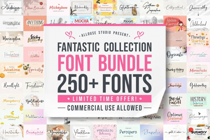 Fantastic Collection 250 Bundle Font Download