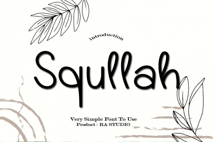 Squllah Font Download