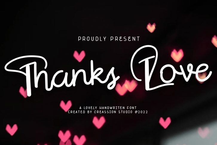 Thanks Love Font Download