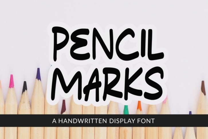 Pencil Marks Font Download