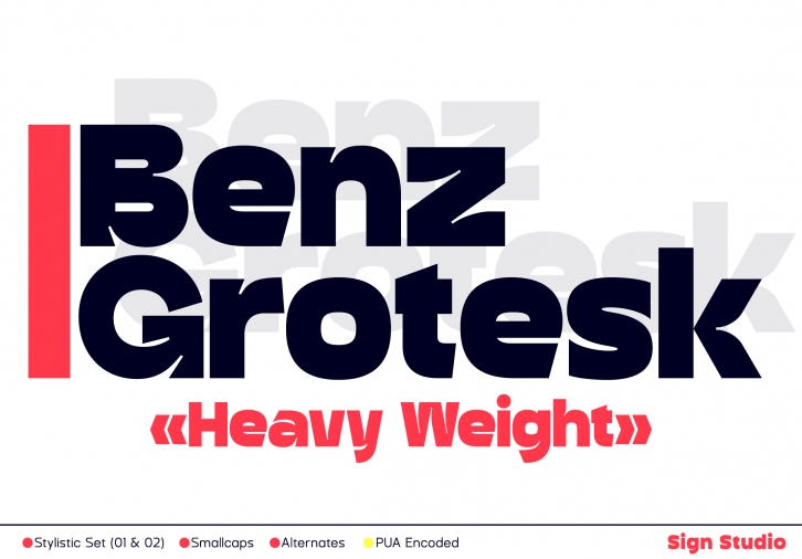 Benz Grotesk Heavy Font Download