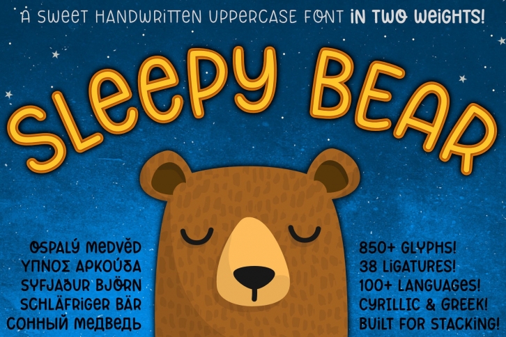 Sleepy Bear Font Download